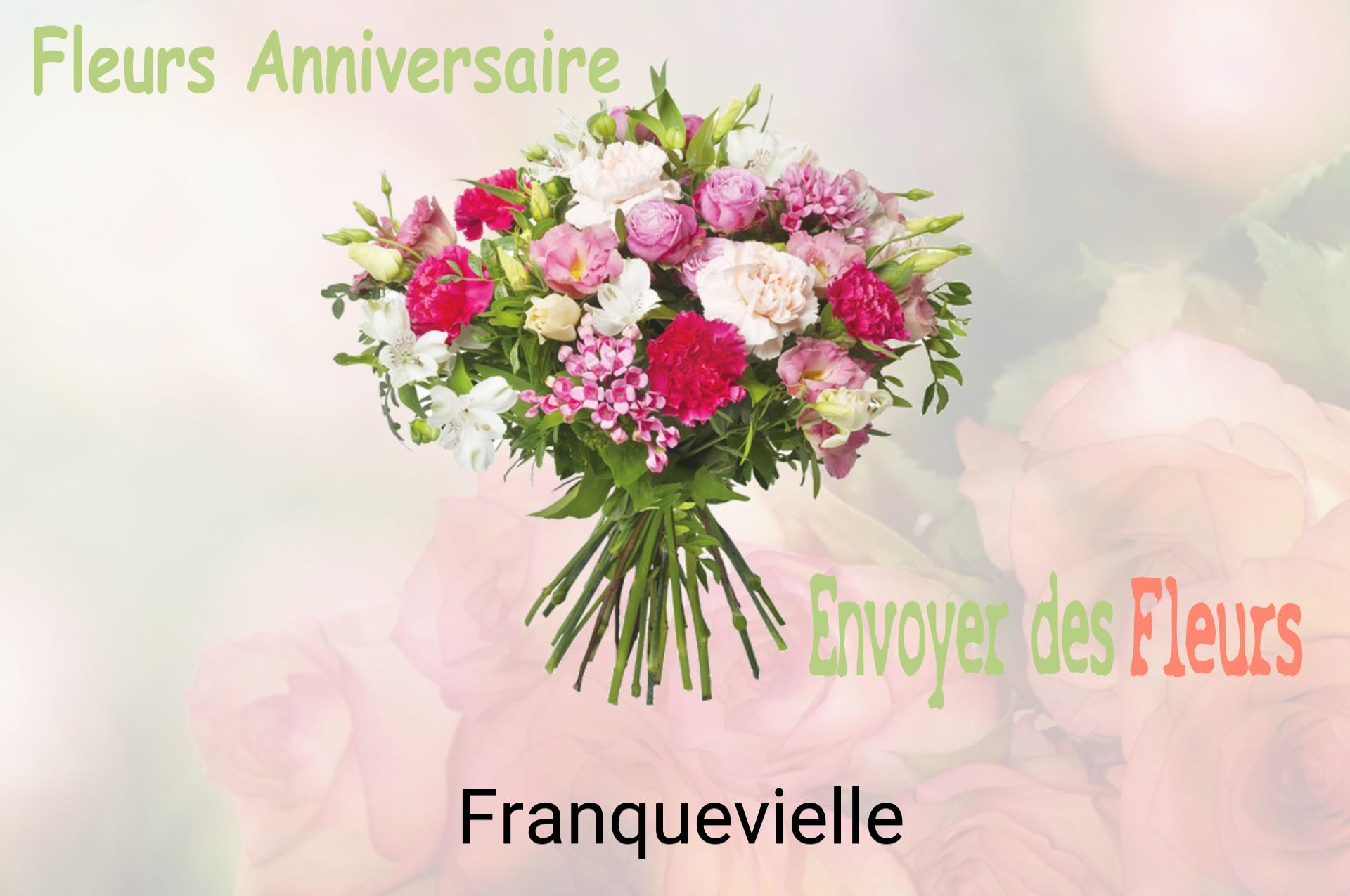 Bouquet de fleurs d’anniversaire livré à Franquevielle