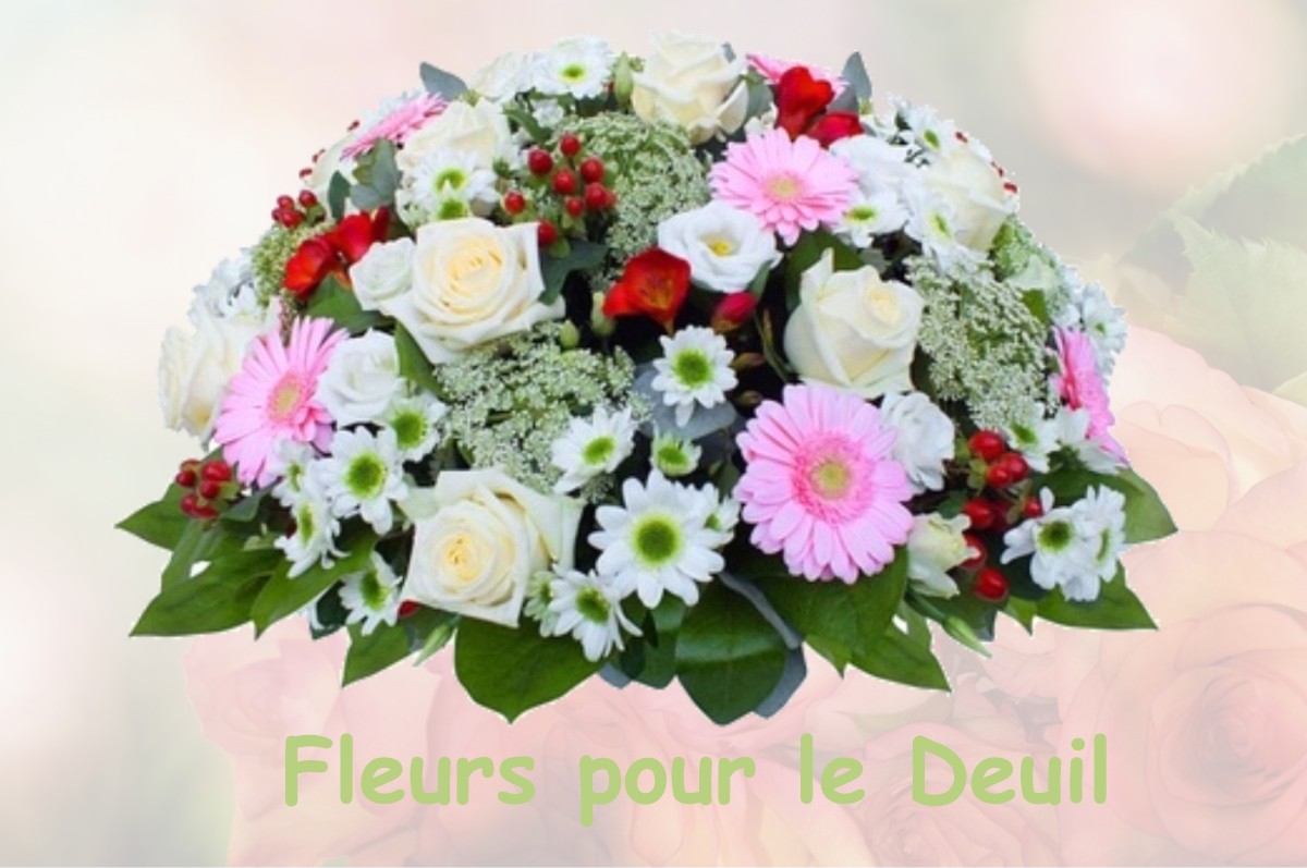 fleurs deuil FRANQUEVIELLE